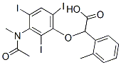 2-[3-(N-Methylacetylamino)-2,4,6-triiodophenoxy]-2-(o-tolyl)acetic acid