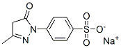 sodium p-(4,5-dihydro-3-methyl-5-oxo-1H-pyrazol-1-yl)benzenesulphonate