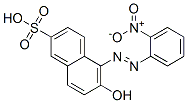 6-hydroxy-5-[(2-nitrophenyl)azo]naphthalene-2-sulphonic acid