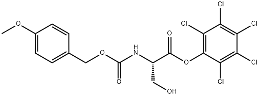 pentachlorophenyl N-[[(4-methoxyphenyl)methoxy]carbonyl]-L-serinate