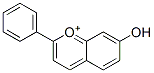 7-Hydroxy-2-phenyl-1-benzopyrylium