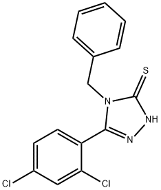 4-苄基-5-(2,4-二氯苯基)-2,4-二氢-3H-1,2,4-三唑-3-硫酮
