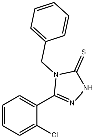 4-BENZYL-5-(2-CHLORO-PHENYL)-4H-[1,2,4]TRIAZOLE-3-THIOL
