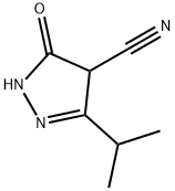 2-Pyrazoline-4-carbonitrile,3-isopropyl-5-oxo-(8CI)
