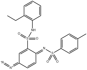 N-[4-diazo-2-[[(2-ethylphenyl)amino]sulphonyl]cyclohexa-2,5-dien-1-ylidene]-p-toluenesulphonamide