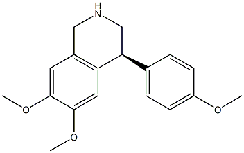 (4S)-1,2,3,4-Tetrahydro-4β-(4-methoxyphenyl)-6,7-dimethoxyisoquinoline