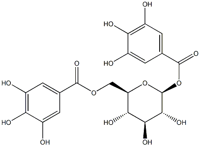 b-D-Glucopyranose,1,6-bis(3,4,5-trihydroxybenzoate)