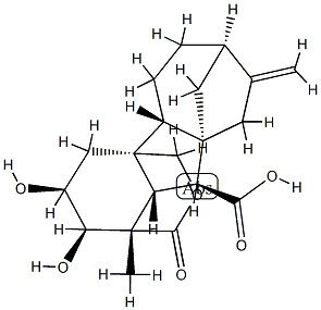 1α,4aα-(Carbonyloxymethylene)-2β,3β-dihydroxy-1β-methyl-8-methylenegibbane-10β-carboxylic acid