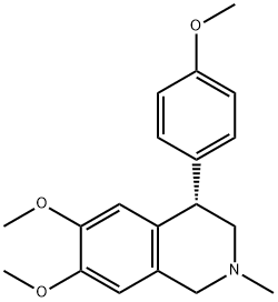 (4S)-1,2,3,4-Tetrahydro-4-(4-methoxyphenyl)-6,7-dimethoxy-2-methylisoquinoline