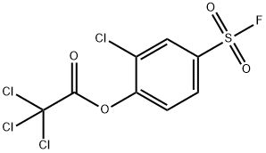 Trichloroacetic acid 2-chloro-4-(fluorosulfonyl)phenyl ester