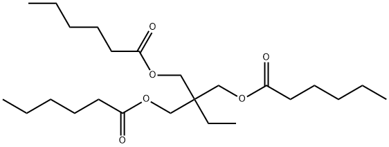 Dihexanoic acid 2-ethyl-2-[(hexanoyloxy)methyl]-1,3-propanediyl ester