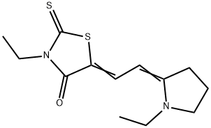 3-ethyl-5-[(1-ethylpyrrolidin-2-ylidene)ethylidene]-2-thioxothiazolidin-4-one