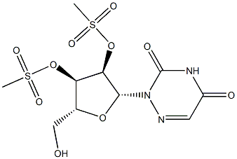 2-[2-O,3-O-Bis(methylsulfonyl)-β-D-ribofuranosyl]-1,2,4-triazine-3,5(2H,4H)-dione