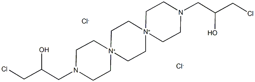 3,12-双(3-氯-2-羟丙基)-3,6,9,12-四氮杂双螺环[5.2.5(9).2(6)]十六烷-6,9-氯化二铵