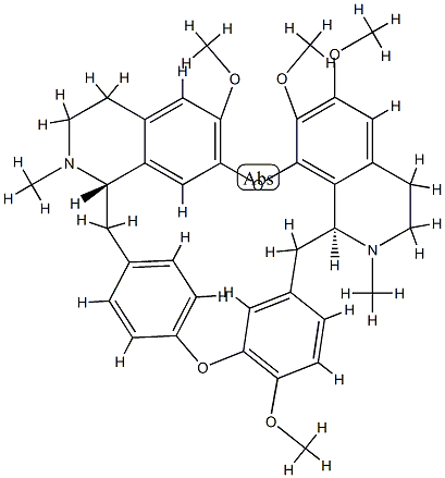 REL-(11S,31S)-16,36,37,54-四甲氧基-12,32-二甲基-11,12,13,14,31,32,33,34-八氢-2,6-二氧杂-1(7,1),3(8,1)-二异喹啉并-5(1,3),7(1,4)-二苯并环辛烷