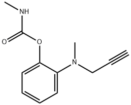 N-Methylcarbamic acid o-[methyl(2-propynyl)amino]phenyl ester