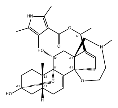 Batrachotoxinin A 20-(2,4,5-trimethyl-1H-pyrrole-3-carboxylate)
