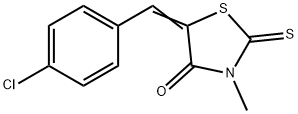 5-[1-(4-CHLORO-PHENYL)-METH-(Z)-YLIDENE]-3-METHYL-2-THIOXO-THIAZOLIDIN-4-ONE