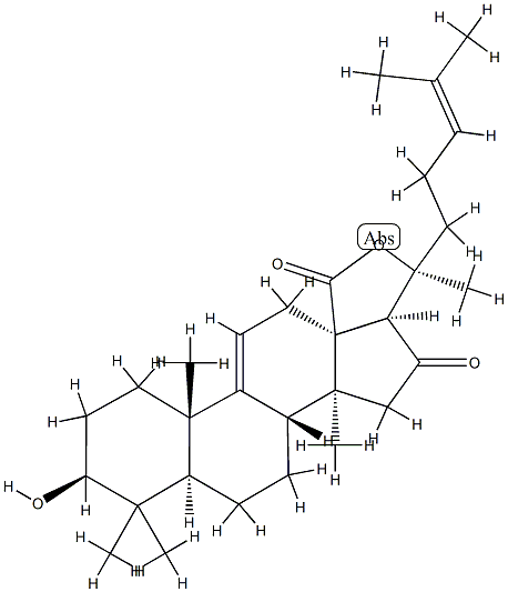 3β,20-Dihydroxy-16-oxo-5α-lanosta-9(11),24-dien-18-oic acid γ-lactone