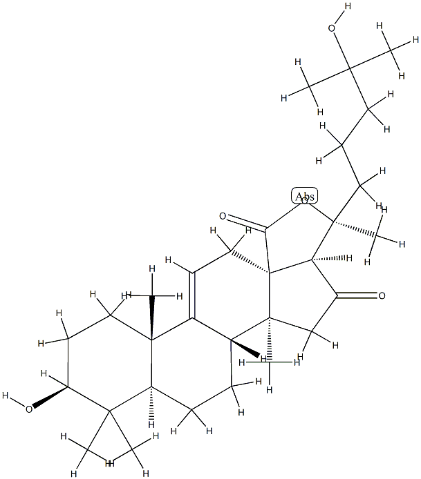 3β,20,25-Trihydroxy-16-oxo-5α-lanost-9(11)-en-18-oic acid γ-lactone