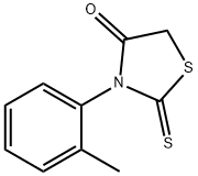 2-THIOXO-3-(2-METHYLPHENYL)-4-THIAZOLIDINONE