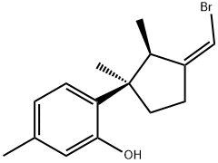 2-[(1R)-3-[(Z)-Bromomethylene]-1,2β-dimethylcyclopentyl]-5-methylphenol