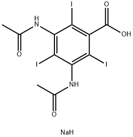 3,5-Di(acetylamino)-2,4,6-tri(125I)iodobenzoic acid sodium salt