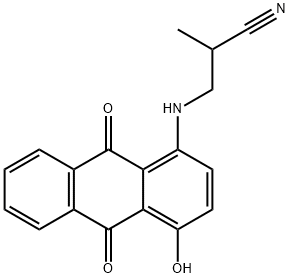 3-[(9,10-dihydro-4-hydroxy-9,10-dioxoanthryl)amino]-2-methylpropiononitrile