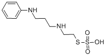 Thiosulfuric acid, S-(2-((3-anilinopropyl)amino)ethyl) ester