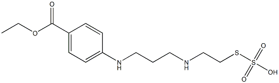 4-[[3-[[2-(Sulfothio)ethyl]amino]propyl]amino]benzoic acid 1-ethyl ester