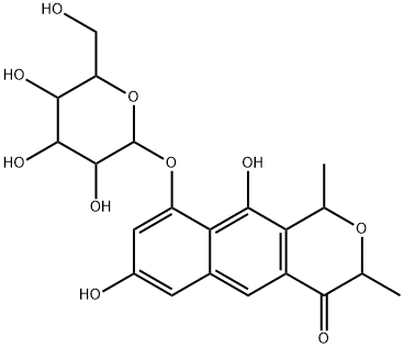 [(1R)-3,4-Dihydro-7,10-dihydroxy-1β,3α-dimethyl-4-oxo-1H-naphtho[2,3-c]pyran-9-yl]β-D-glucopyranoside
