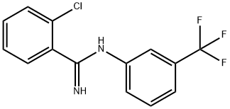 o-Chloro-N-(α,α,α-trifluoro-m-tolyl)benzamidine