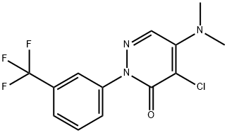 4-chloro-5-dimethylamino-2-[3-(trifluoromethyl)phenyl]pyridazin-3-one