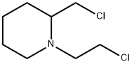 (beta-chloroethyl)-2-chloromethylpiperidine