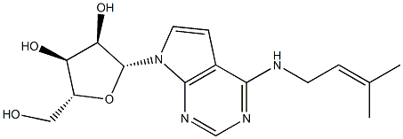 N-(3-Methyl-2-butenyl)-7-β-D-ribofuranosyl-7H-pyrrolo[2,3-d]pyrimidin-4-amine