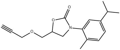 3-[2-Methyl-5-(isopropyl)phenyl]-5-[(2-propynyloxy)methyl]-2-oxazolidinone