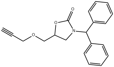 3-(Diphenylmethyl)-5-[(2-propynyloxy)methyl]-2-oxazolidinone