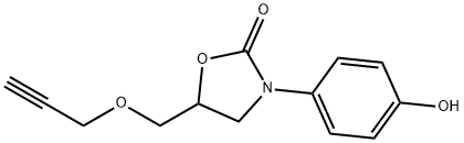 3-(4-Hydroxyphenyl)-5-[(2-propynyloxy)methyl]-2-oxazolidinone