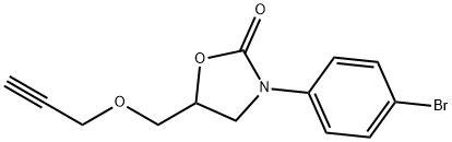 3-(4-Bromophenyl)-5-(2-propynyloxymethyl)oxazolidin-2-one