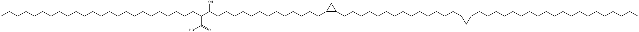 2-[14-(2-Icosylcyclopropyl)tetradecyl]-β-hydroxy-α-tetracosylcyclopropanehexadecanoic acid