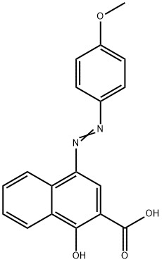 1-Hydroxy-4-(4-methoxyphenylazo)-2-naphthoic acid