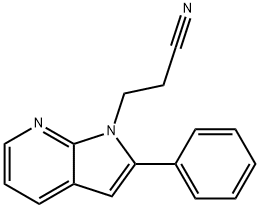 2-Phenyl-1H-pyrrolo[2,3-b]pyridine-1-propiononitrile
