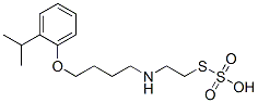 Thiosulfuric acid hydrogen S-[2-[[4-(2-isopropylphenoxy)butyl]amino]ethyl] ester