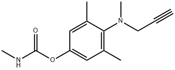 Methylcarbamic acid 3,5-dimethyl-4-[N-methyl-N-(2-propynyl)amino]phenyl ester