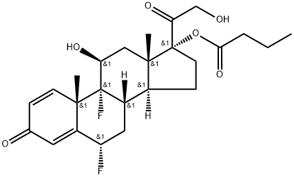6A,9-二氟-11B,17,21-三羟基孕甾-1,4-二烯-3,20-二酮 17-丁酸酯