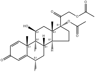 6alpha,9-difluoro-11beta,17,21-trihydroxypregna-1,4-diene-3,20-dione 17,21-di(acetate)