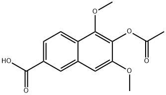 6-Acetyloxy-5,7-dimethoxy-2-naphthoic acid