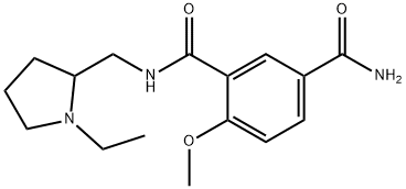 3-[(1-Ethyl-2-pyrrolidinyl)methylcarbamoyl]-4-methoxybenzamide