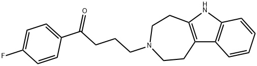 1-(4-Fluorophenyl)-4-(1,4,5,6-tetrahydroazepino[4,5-b]indol-3(2H)-yl)-1-butanone