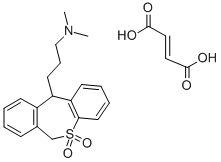 6,11-Dihydro-N,N-dimethyldibenzo(b,e)thiepin-11-propylamine 5,5-dioxid e fumarate